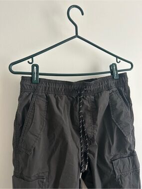 Old Navy Black Elastic Waist Cargo Pants